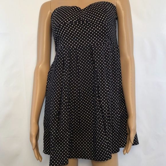 5x25πππNO BOUNDARIES STRAPLESS MINI DRESS, M